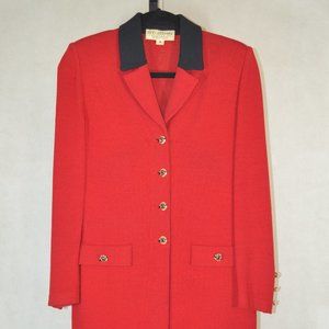 (BEAUTIFUL ) ST. JOHN COLLECTION RED & BLACK SIZE 4